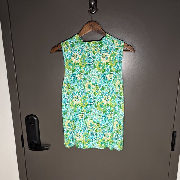 Never Worn Amour Vert Victoria Viscose Top in Naples Floral, size XL - Picture 3 of 11
